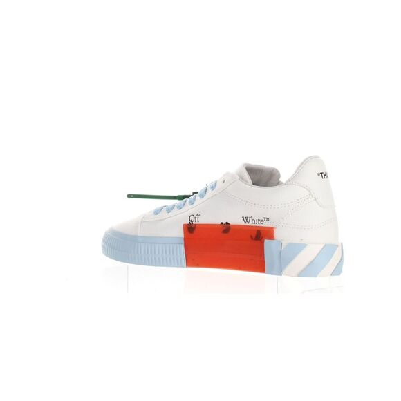 Off-White Womens Low Vulcanized White Fashion Sneaker EUR 37 Medium (B, M) - Picture 3 of 4